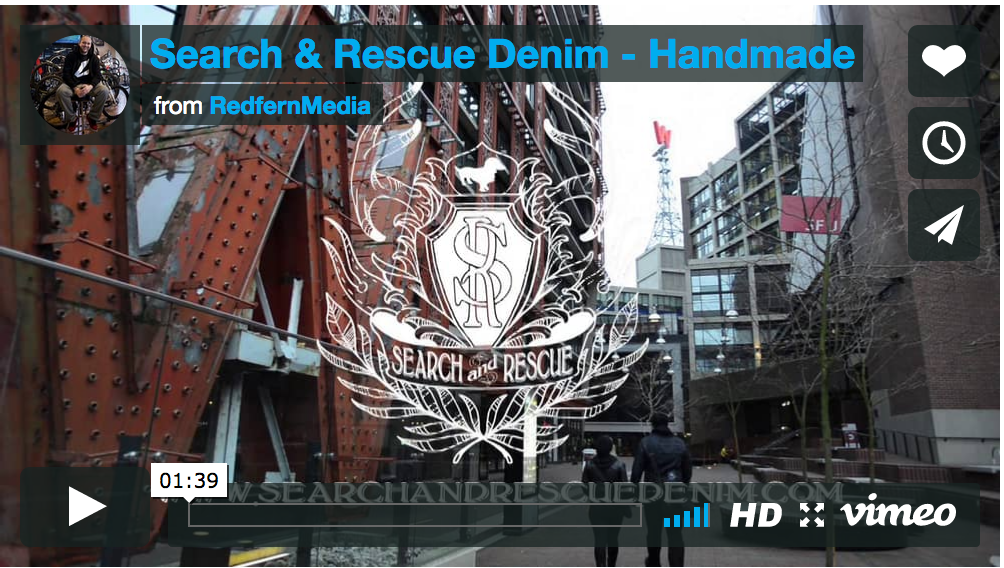 Search & Rescue Denim Co. Documentary Short