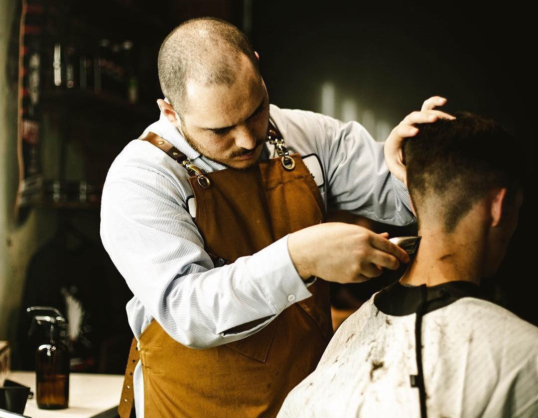Aprons at Work: Barbers and Stylists