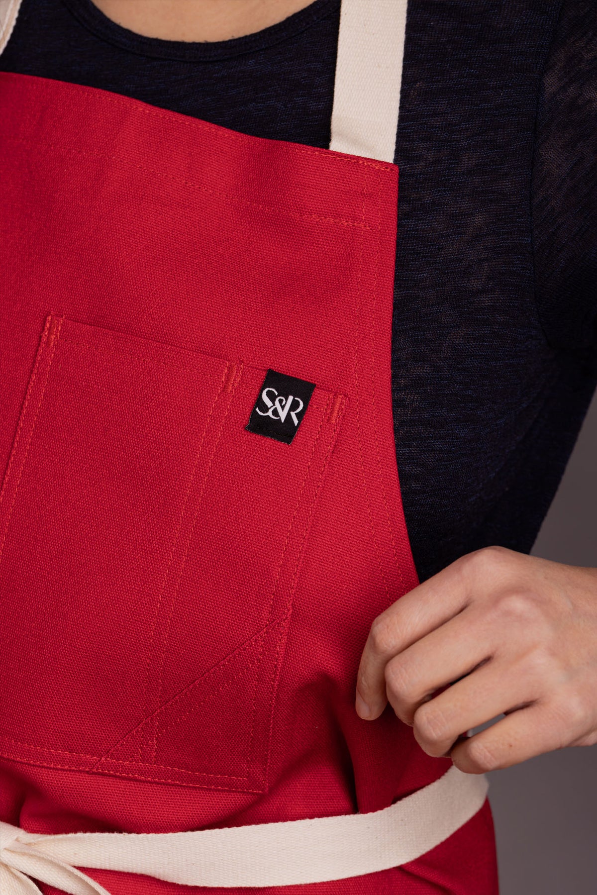 S&amp;R x Hot Thai Kitchen Apron - Red Canvas