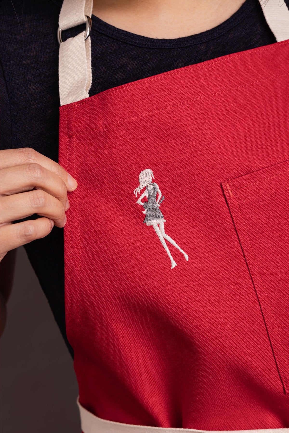 S&amp;R x Hot Thai Kitchen Apron - Red Canvas