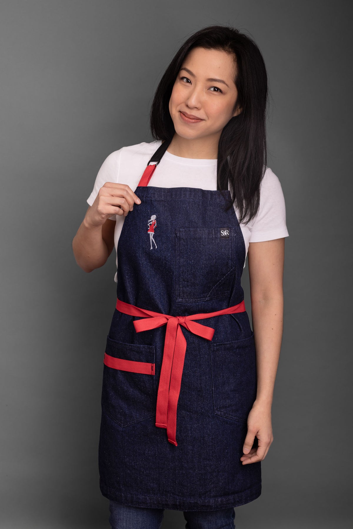 S&amp;R x Hot Thai Kitchen Apron - Blue Denim