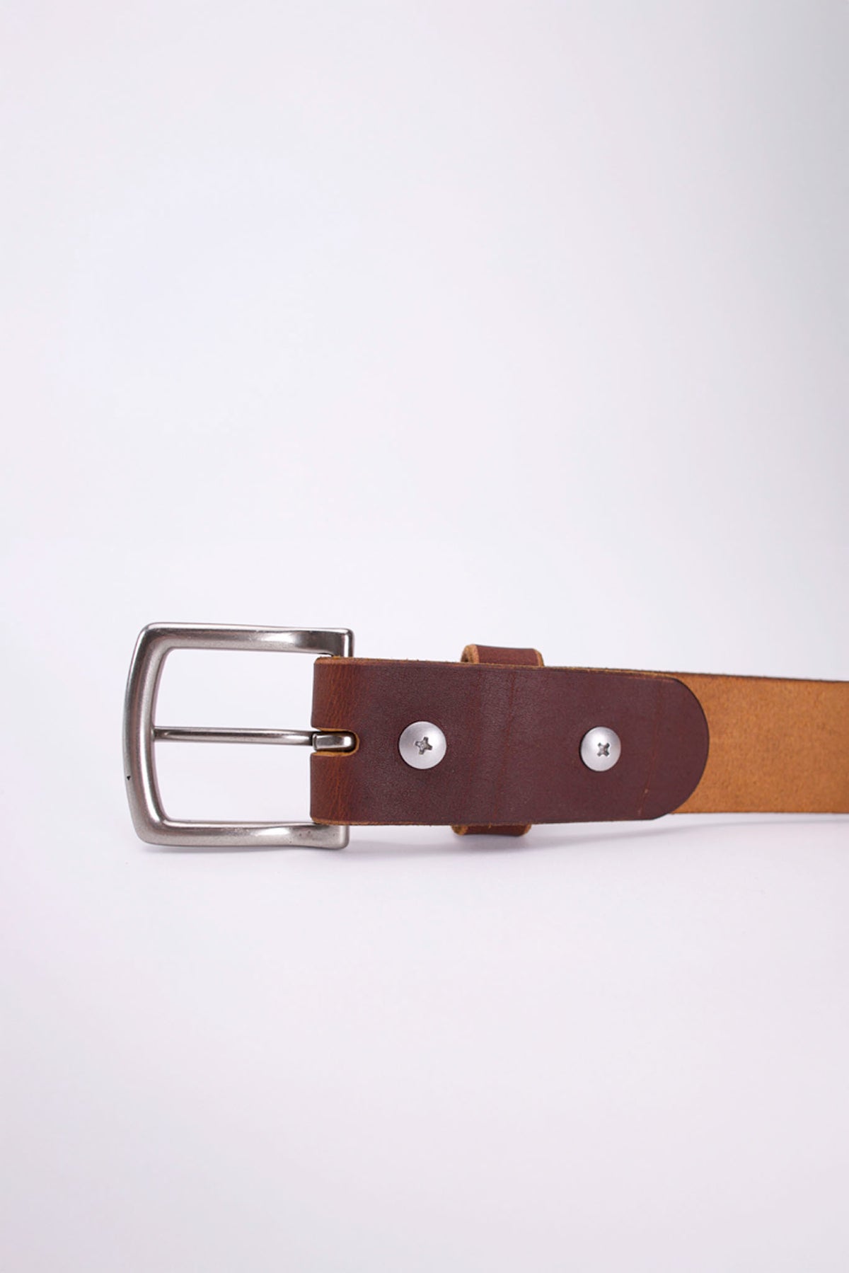 1.5” Full Grain Leather Belt - Heritage Brown