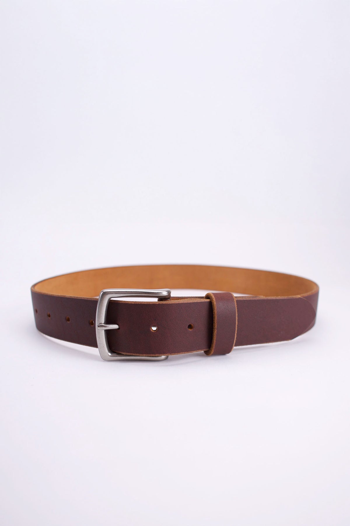 1.5” Full Grain Leather Belt - Heritage Brown