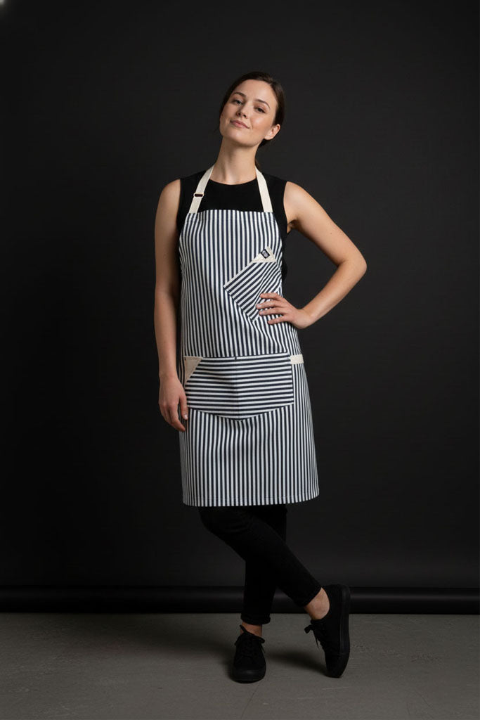 Gold Label - Le Regalade Apron - French Striped Canvas