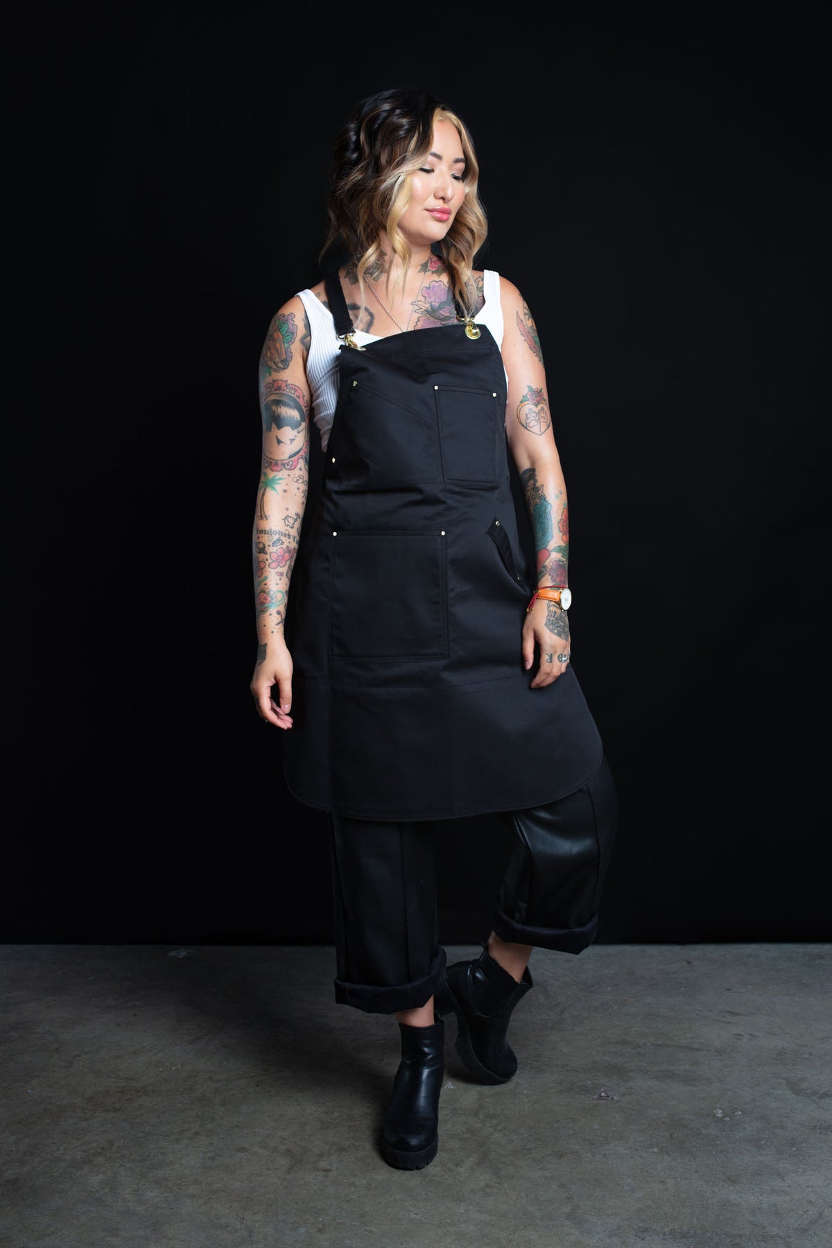 TABLIER DE CHEF CHARRED ELEMENTS 2.0 - 3 couleurs - 4 tailles 