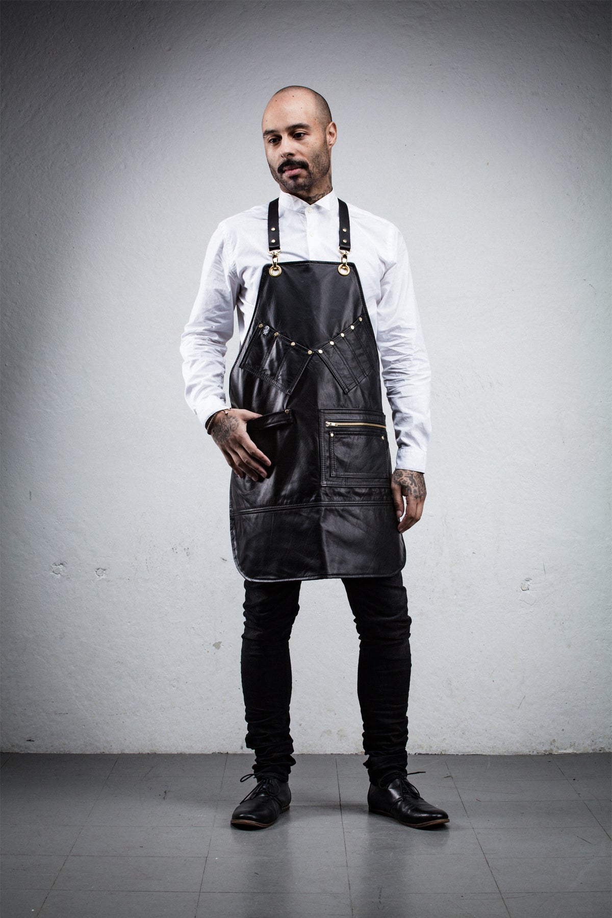 Leather Barber & Stylist Apron