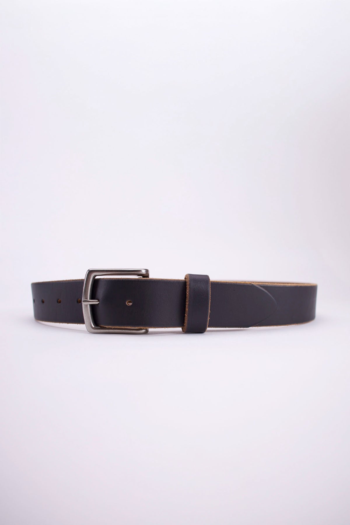 1.5” Full Grain Leather Belt - Black